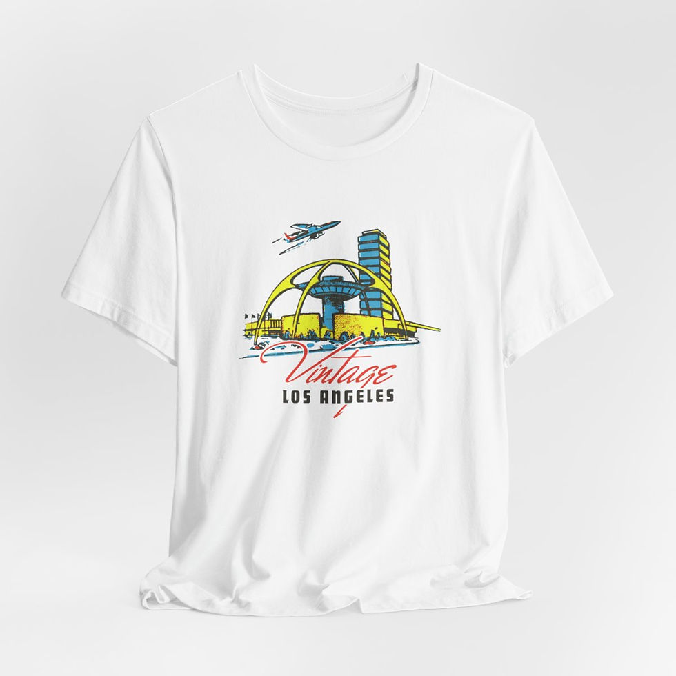 Thumbnail: Vintage LA LAX Theme Building Unisex T-Shirt