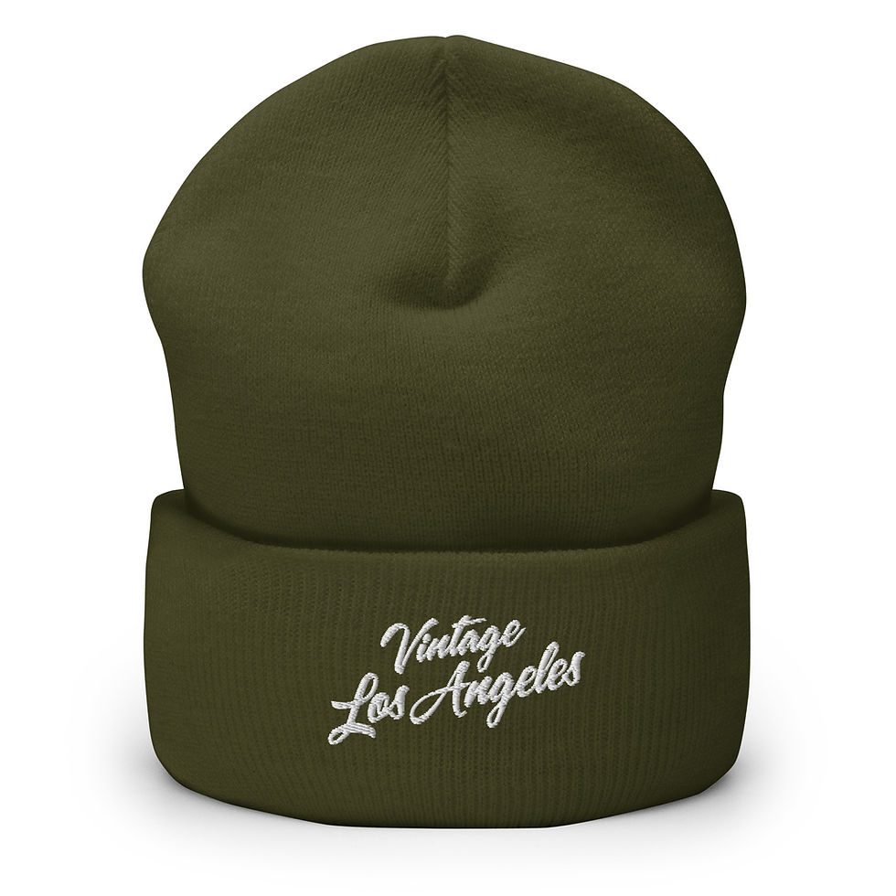 Thumbnail: Vintage Los Angeles Embroidered Beanie