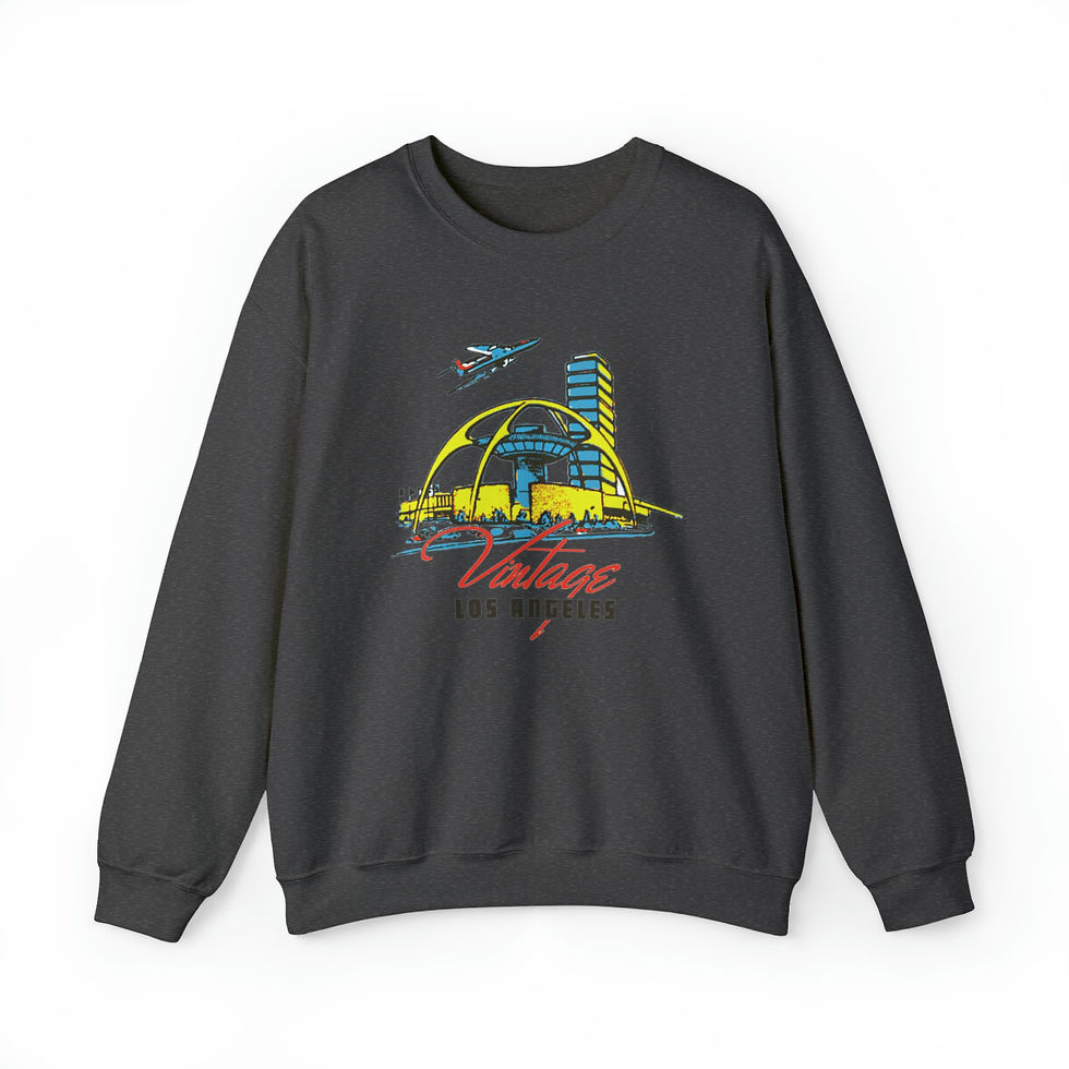 Thumbnail: LAX Theme Building - Unisex Crewneck Sweatshirt