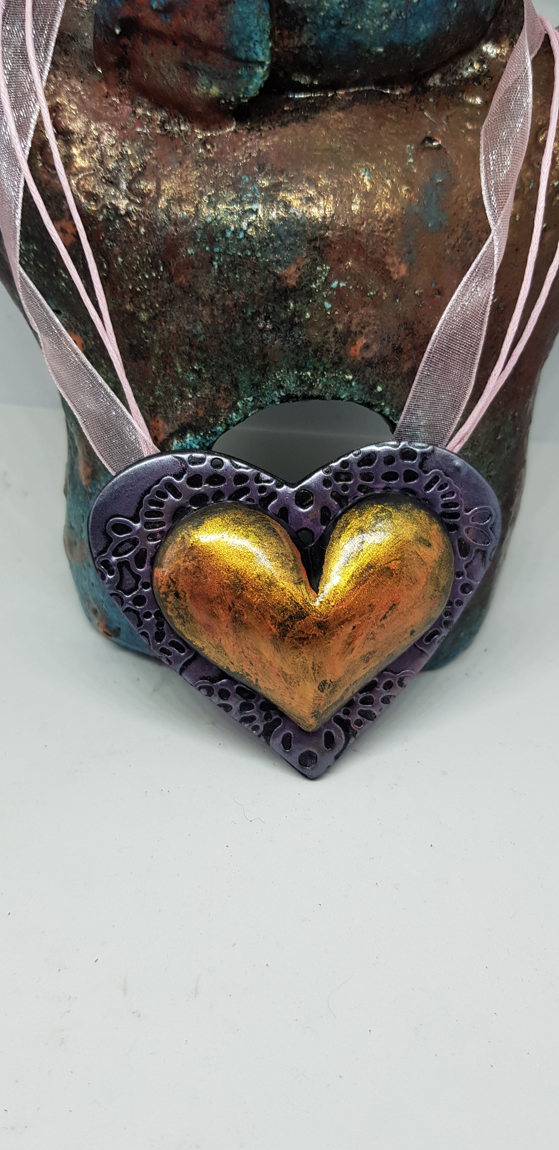 Golden Heart Pendant .. 160 ..