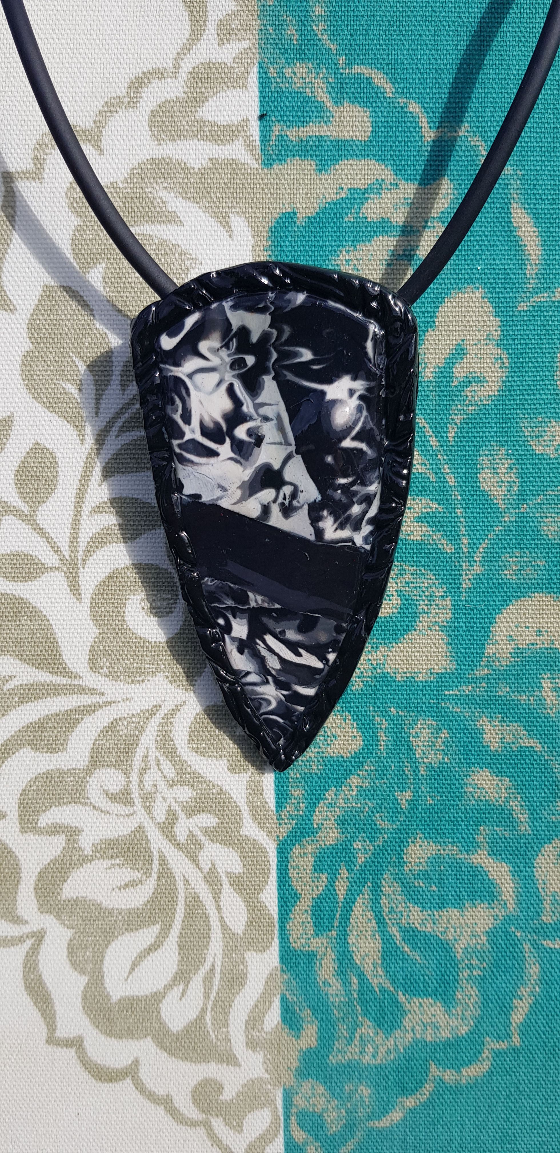 Monochrome Collection .. Amulet Pendant .. No.27 ..