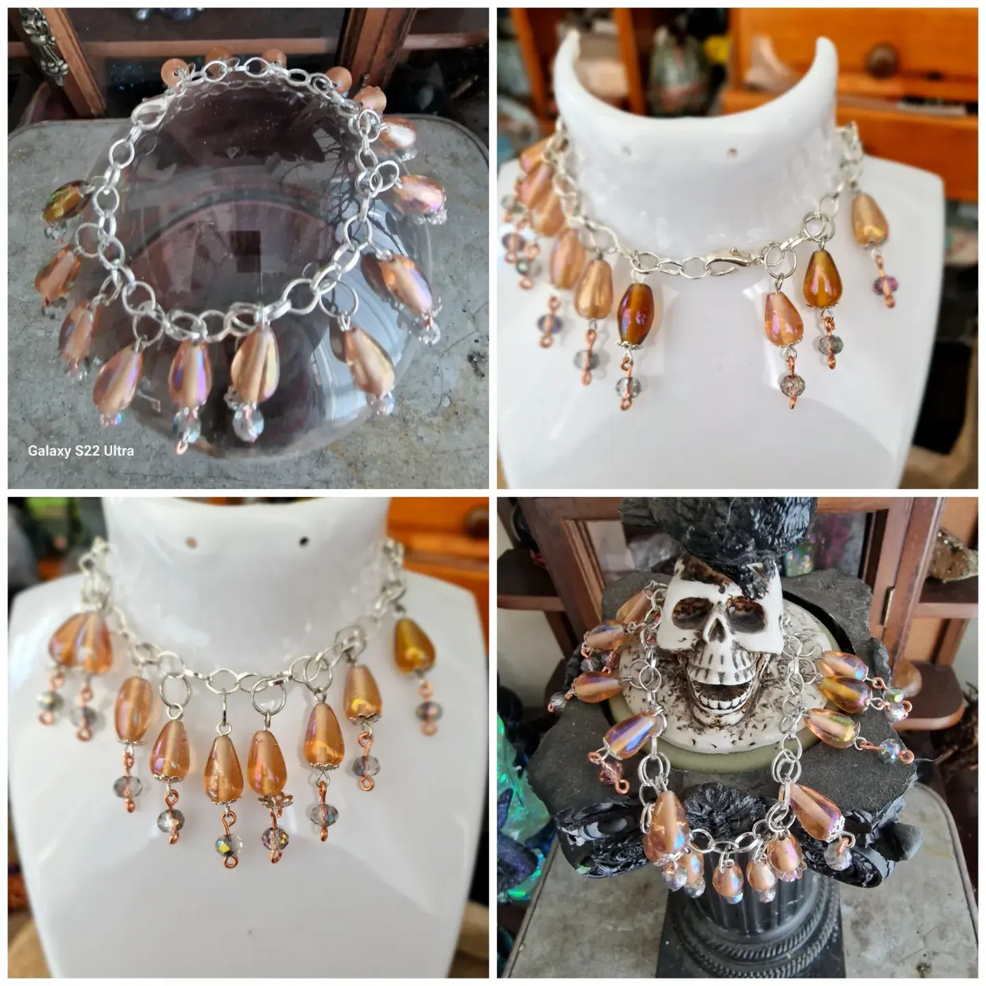 Plus Size Brulee Cluster Bracelet .. 037/202