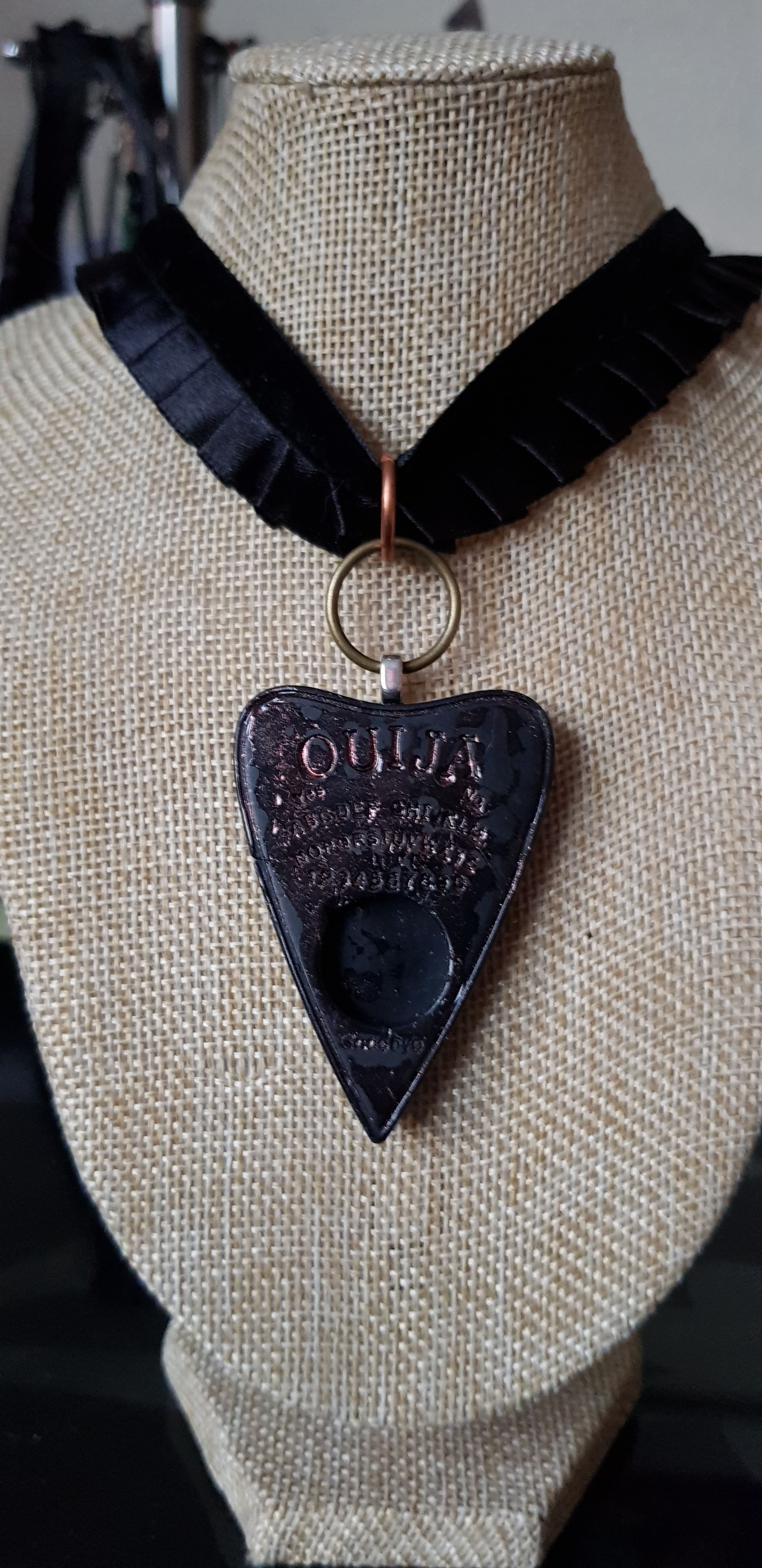 Black & Bronze colour Ouija Pendant .. 214 ..