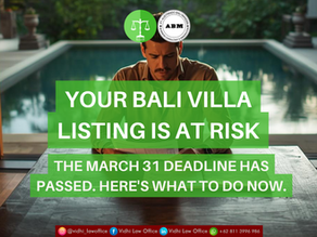 bali villa ota compliance