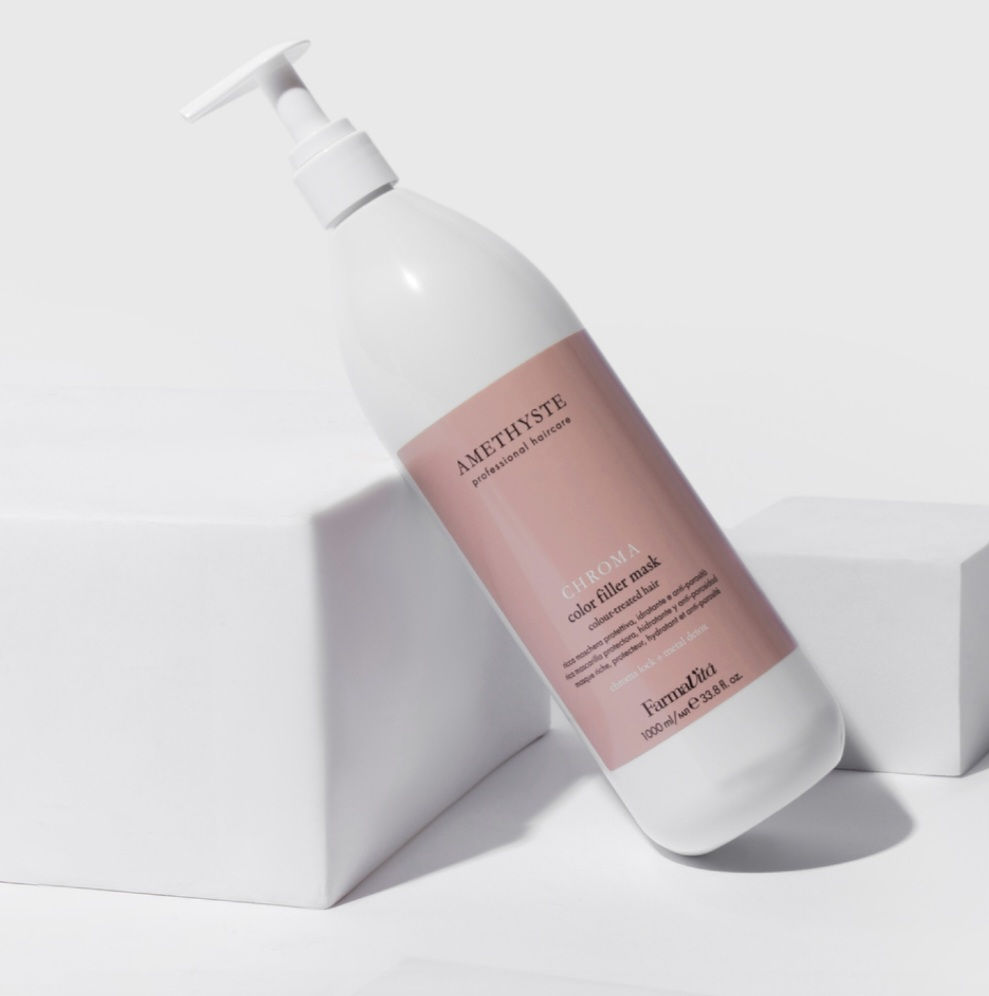 מסכת הגנה ושיקום לשיער צבוע 1000 מ"ל - פרמויטה | Farmavita