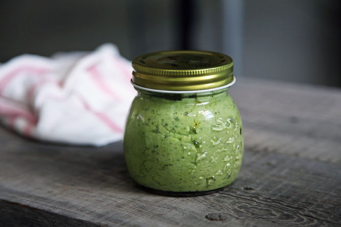 recept: homemade pesto