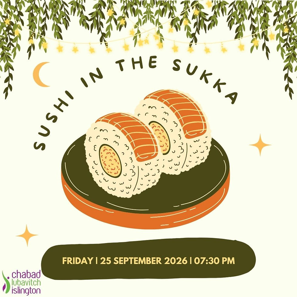 Sushi in the Sukka