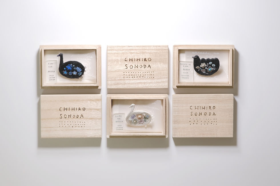 Thumbnail: 黑鳥｜Black Bird Brooch