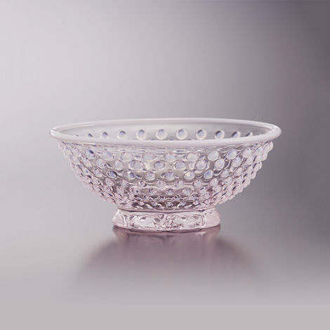 Thumbnail: Hirota Flower Glass Bowl (Pink)