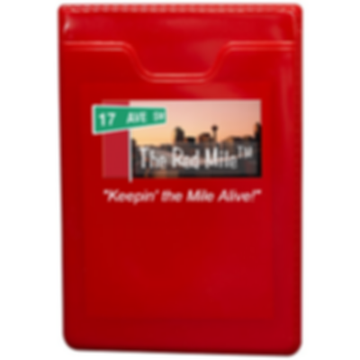 Red Mile RFID Phone Wallet Red