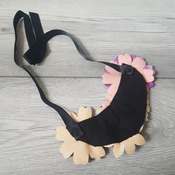 Thumbnail: Statement Neckpiece - Raspberry & Gold
