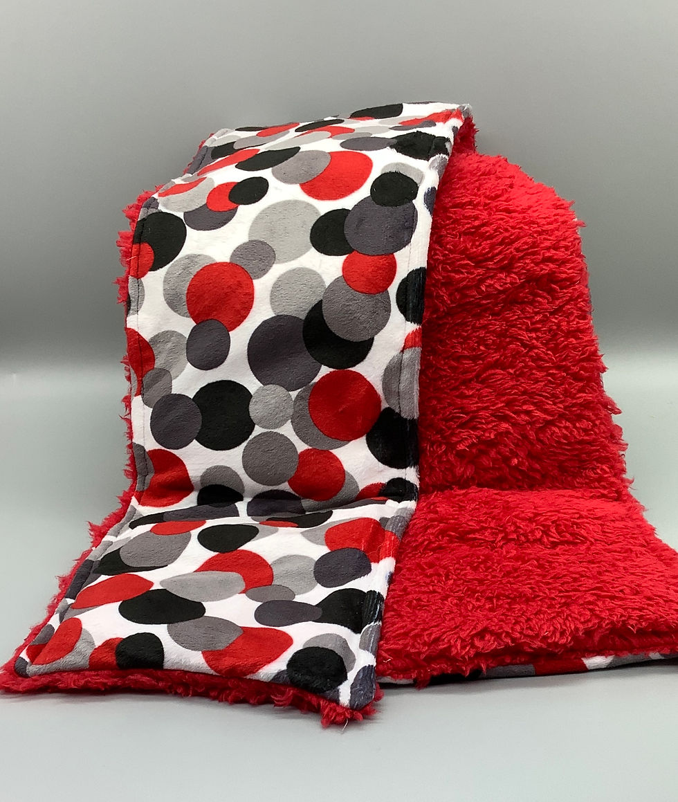 Thumbnail: Weighted Scarf - Circles