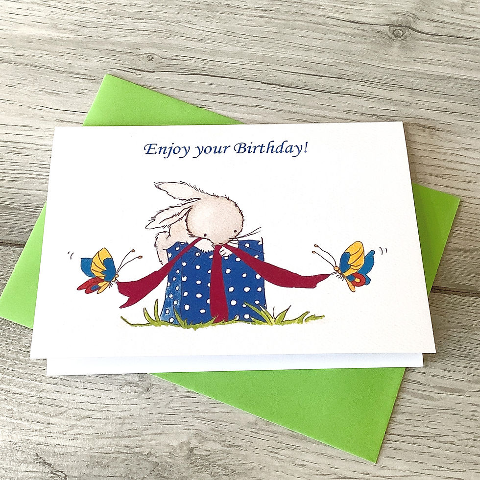 Thumbnail: Enjoy your Birthday! - Ink Stamped Card