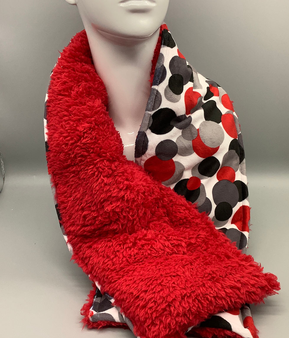 Thumbnail: Weighted Scarf - Circles