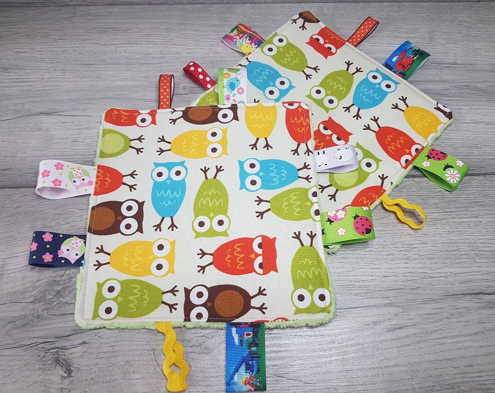 Thumbnail: Small Tag Square - Wise Owl