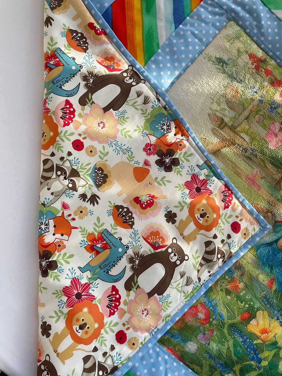Thumbnail: Panel Blanket - Hop & Petals