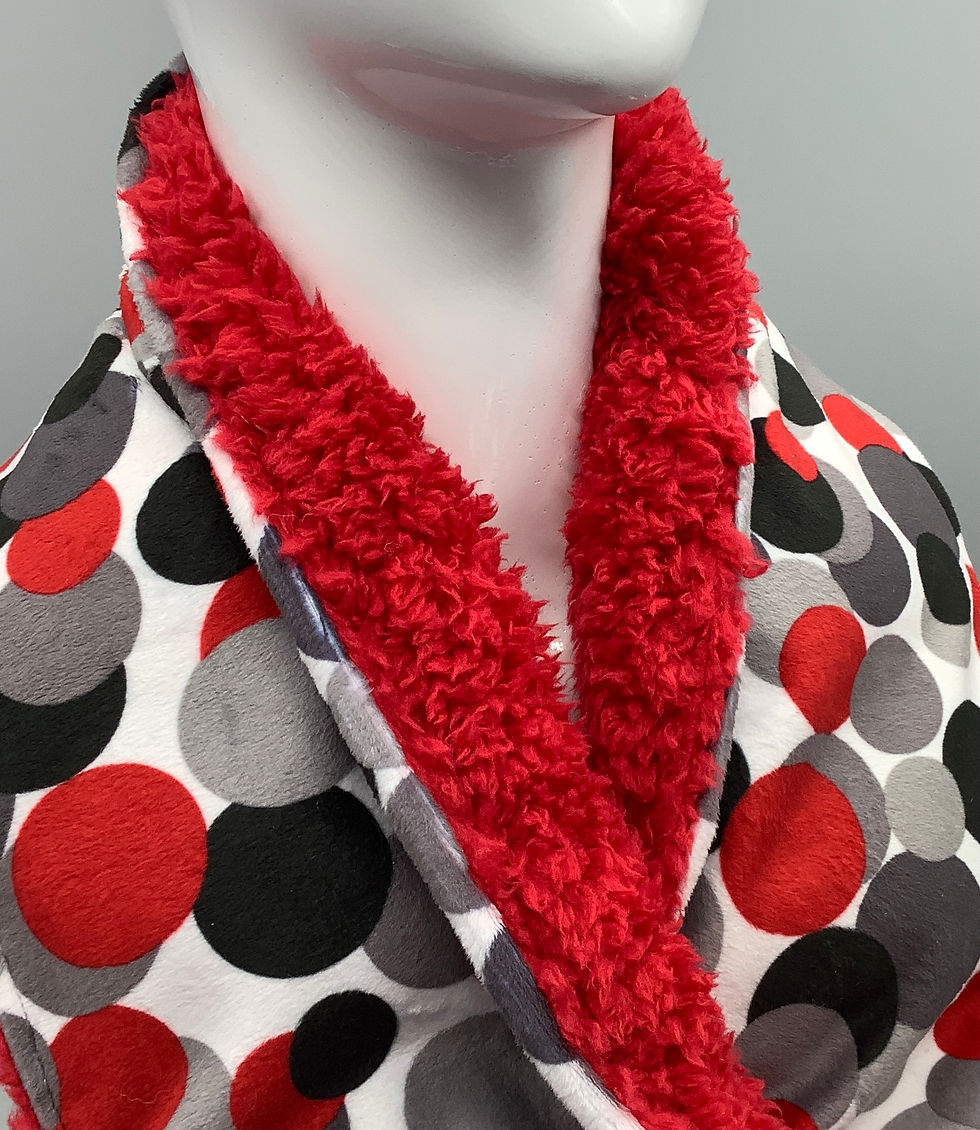 Thumbnail: Weighted Scarf - Circles