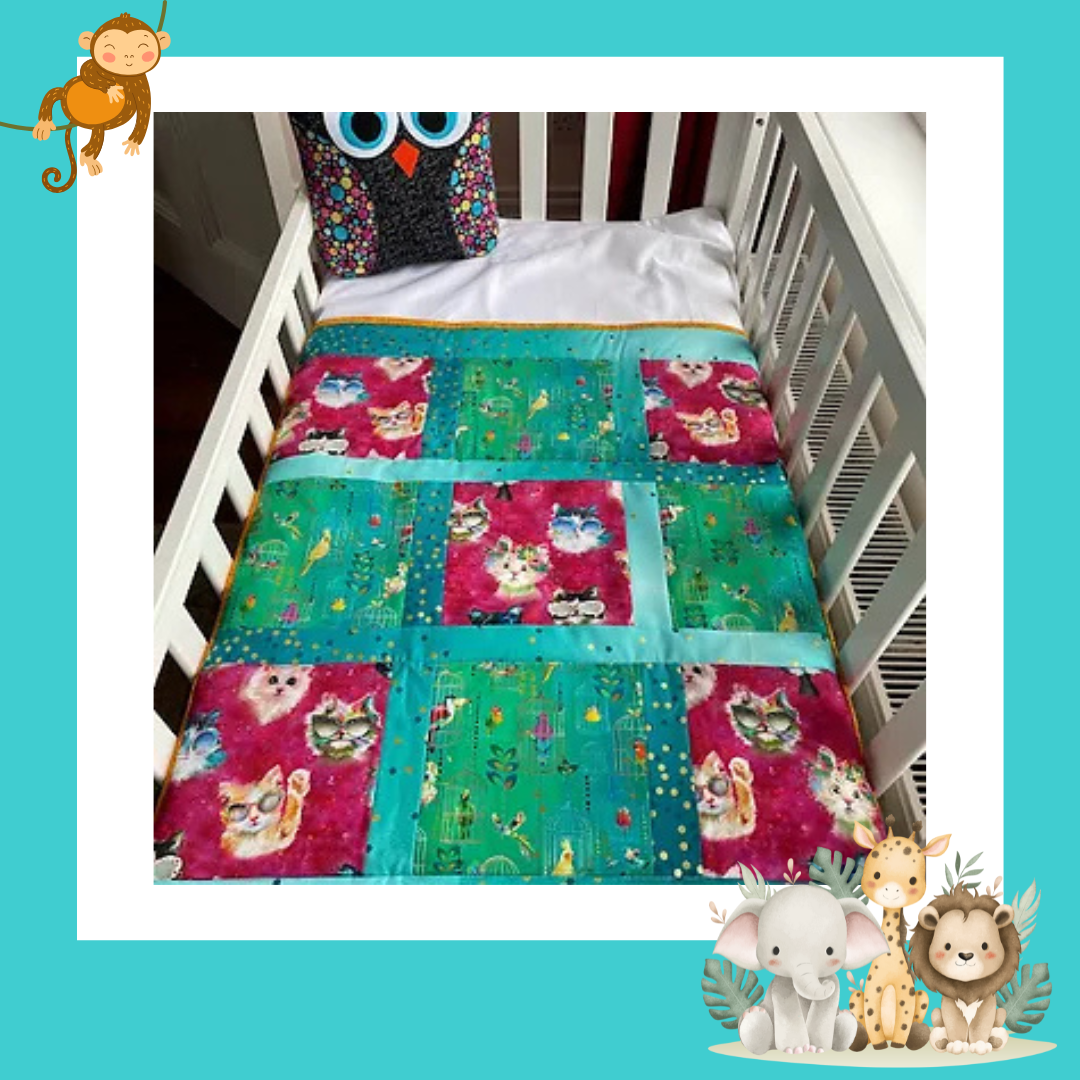Patchwork Blanket - Feathers & Furballs