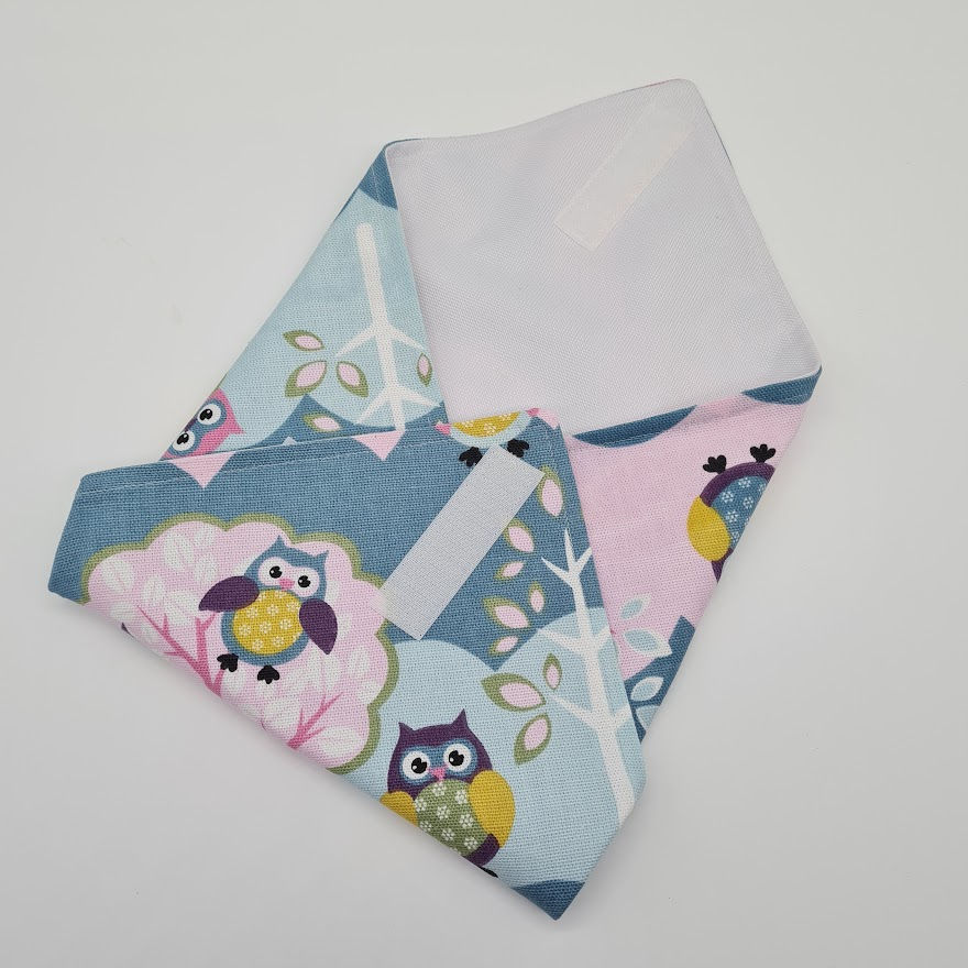 Thumbnail: Reusable Lunch Wrap - Owl Tree - Pink and Grey