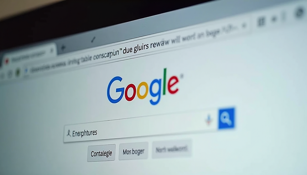 Close-up view of a search results page showing an ad with sitelink extensions