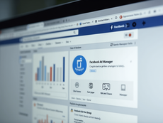 Close-up view of a Facebook Ads manager interface