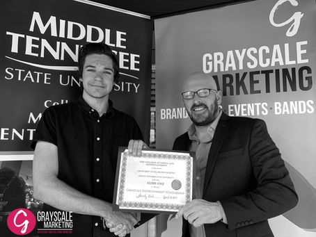 GRAYSCALE MARKETING ANNOUNCES INAUGURAL SCHOLARSHIP