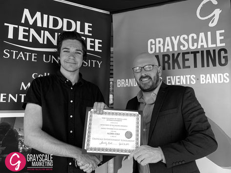 GRAYSCALE MARKETING ANNOUNCES INAUGURAL SCHOLARSHIP