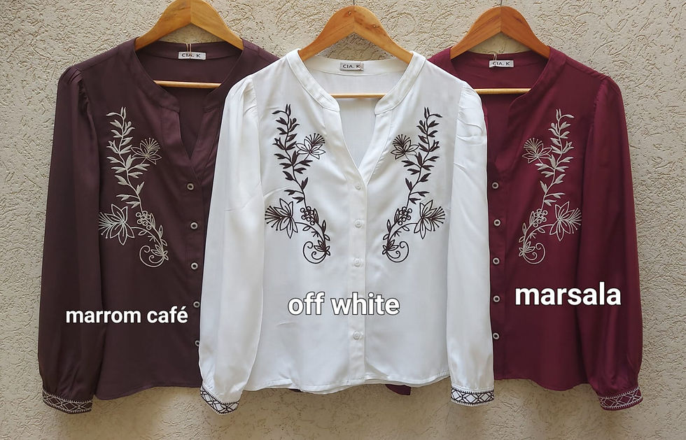 Miniatura: CAMISA BORDADO PUNHO