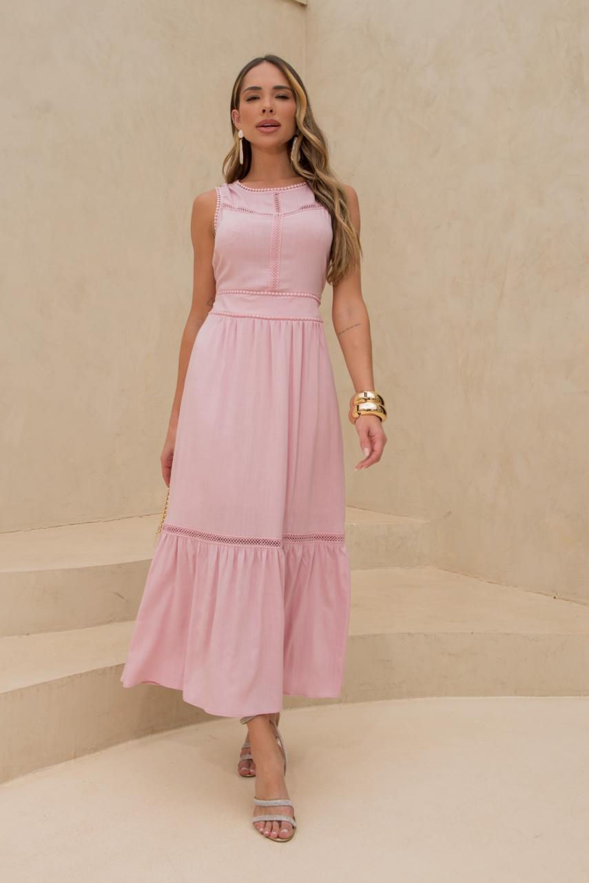 Miniatura: VESTIDO RENDA BOLINHAS