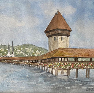 MariaTschuppert-Kapellbrücke mitHofkirche.JPG