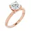 Thumbnail: Diamond Solitaire Ring