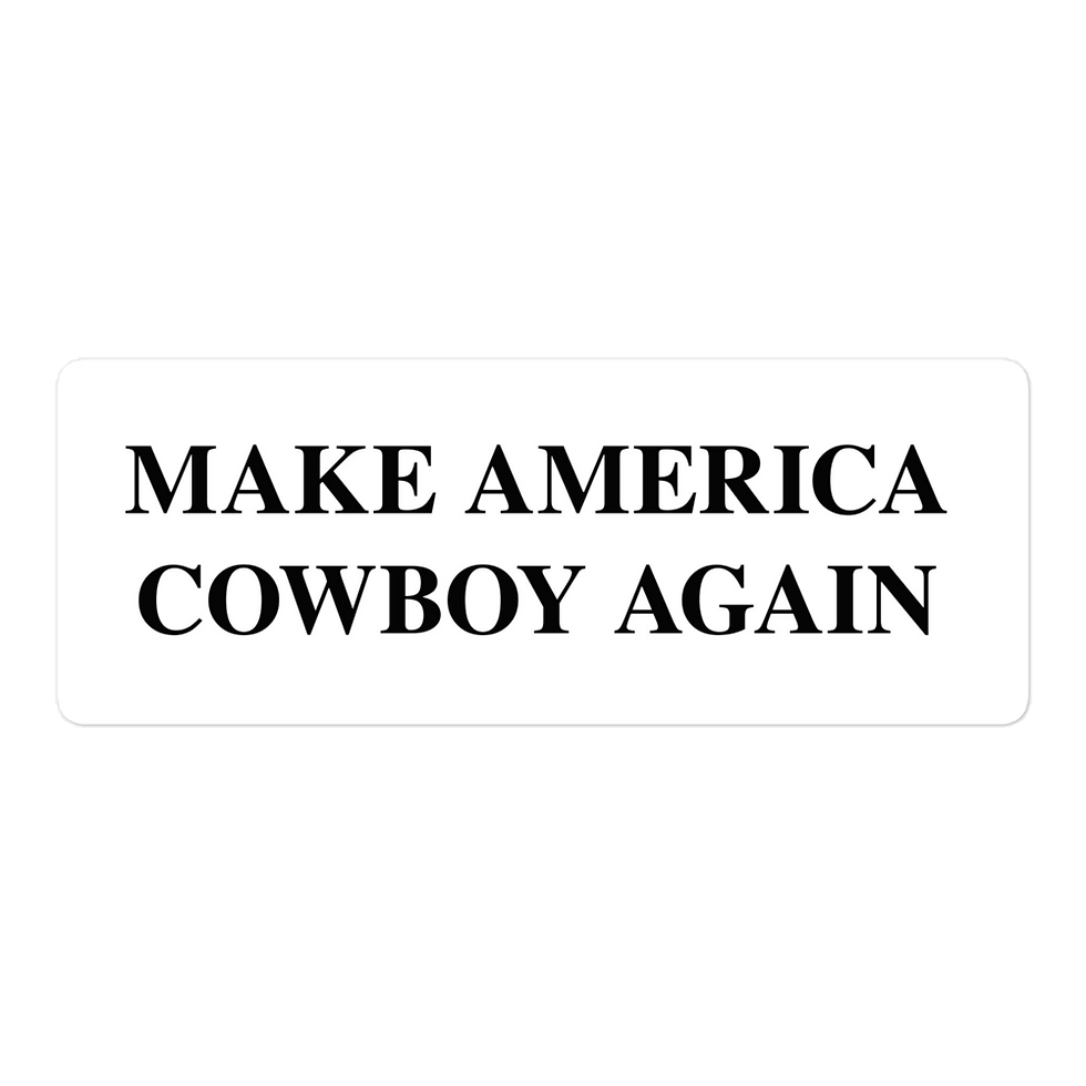 Thumbnail: Make America Cowboy Again