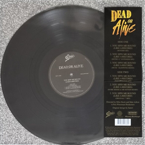 Dead or Alive vinyl record and tracklist