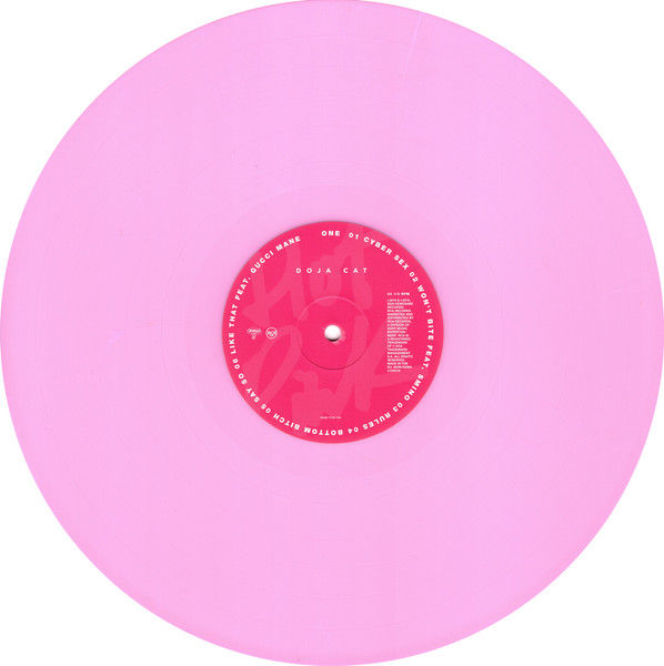 The pink vinyl record from Doja Cat's Hot Pink LP