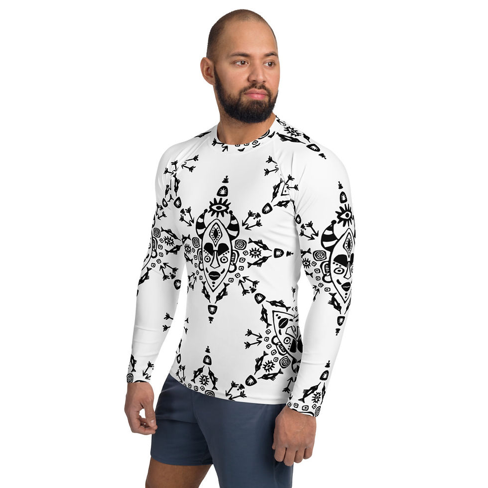 Thumbnail: FREE TRIBE Men's Rash Guard