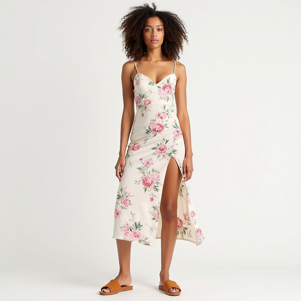 Vestido Midi Floral