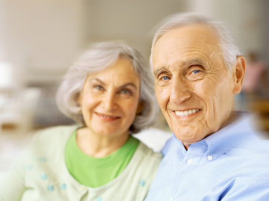 Smiling Senior Couple