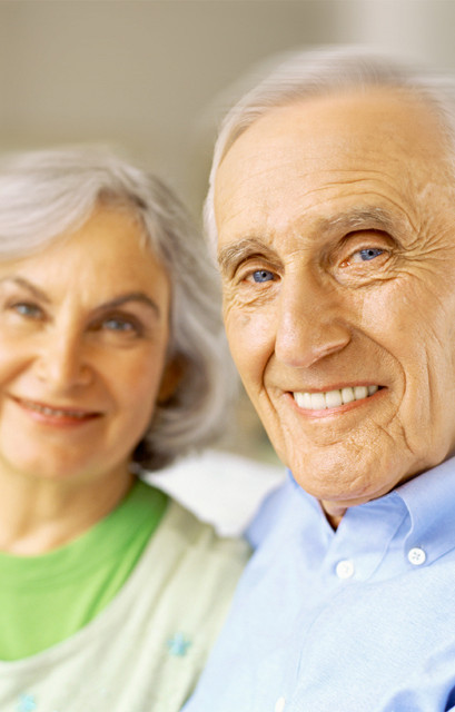 Smiling Senior Couple