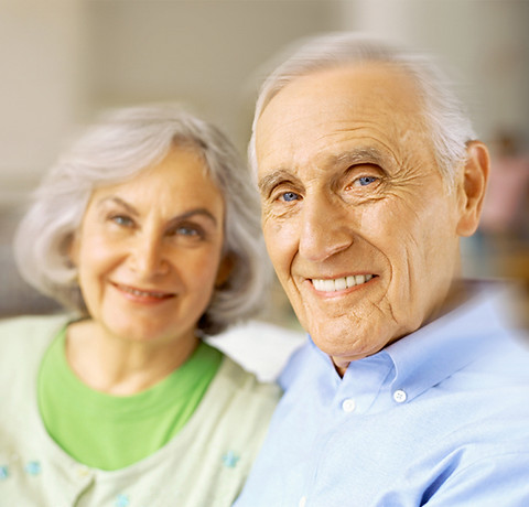 Smiling Senior Couple