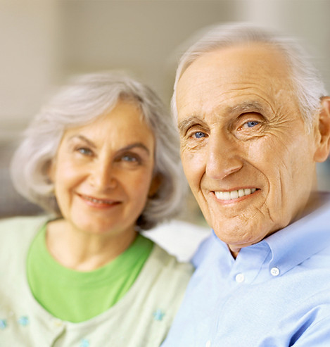 Smiling Senior Couple