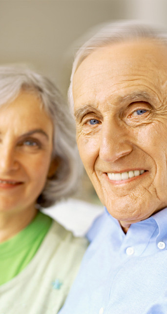Smiling Senior Couple