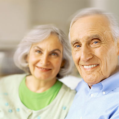 Smiling Senior Couple