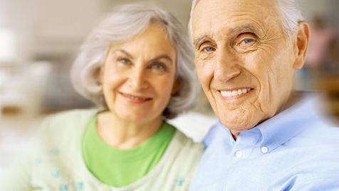 Smiling Senior Couple