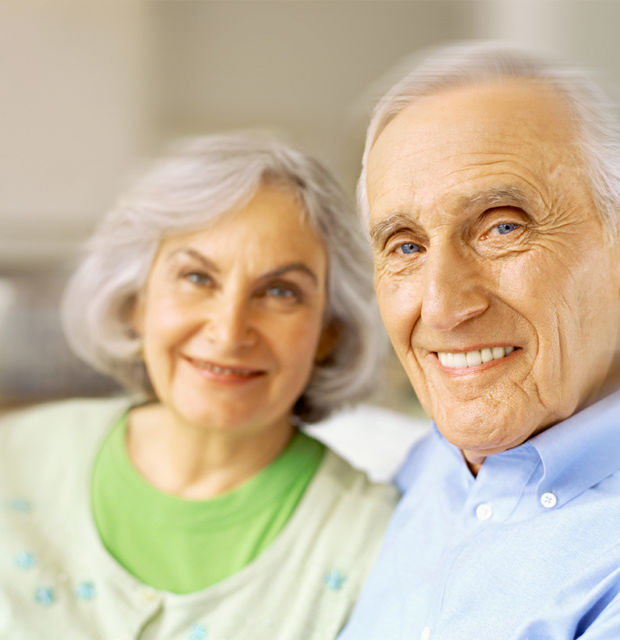 Smiling Senior Couple