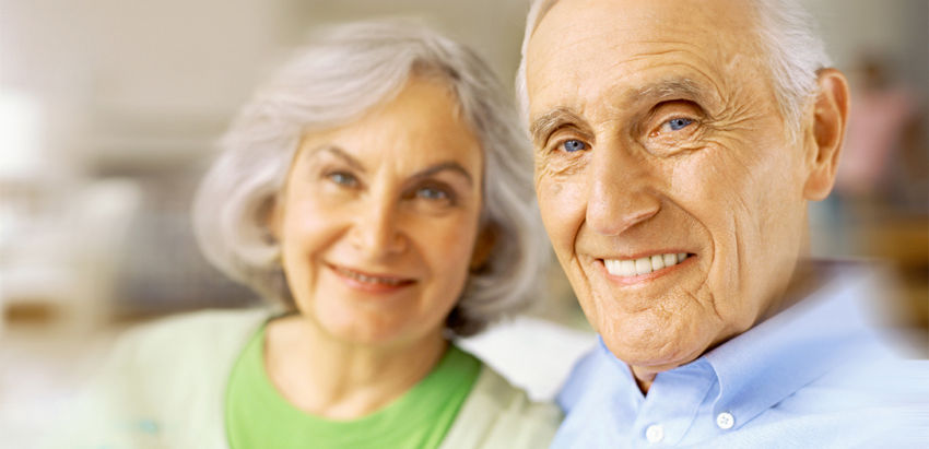 Smiling Senior Couple