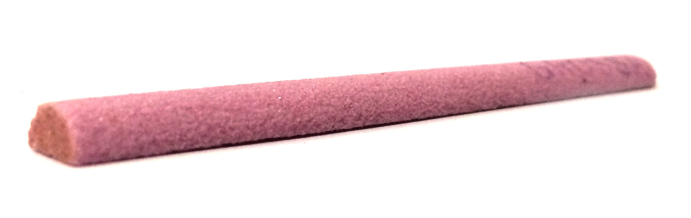 Pedra abrasiva meia-cana