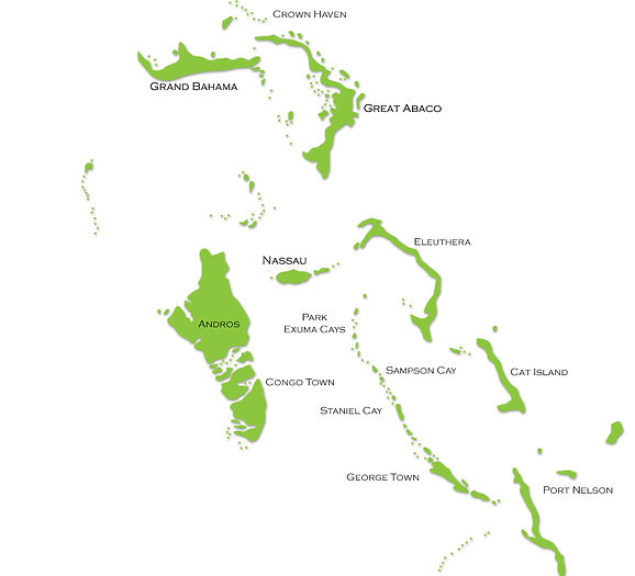 Mapa bahamy