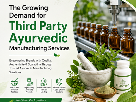 Third Party Ayurvedic Manufacturer