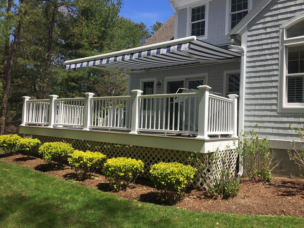 Retractable Awning on Cape Cod