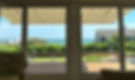 Hyannisport Summerspace Roof Mounted Retractable Awning_with Sunbrella striped fabric overlooking the Ocean on Cape Cod